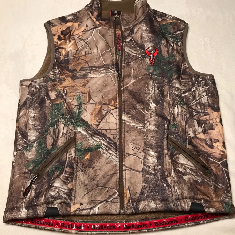Badlands Realtree Camo Warm Fleece Vest
